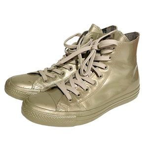 Converse Gold High-Top Sneakers